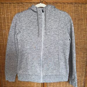 Figs heathered gray hoodie like new s